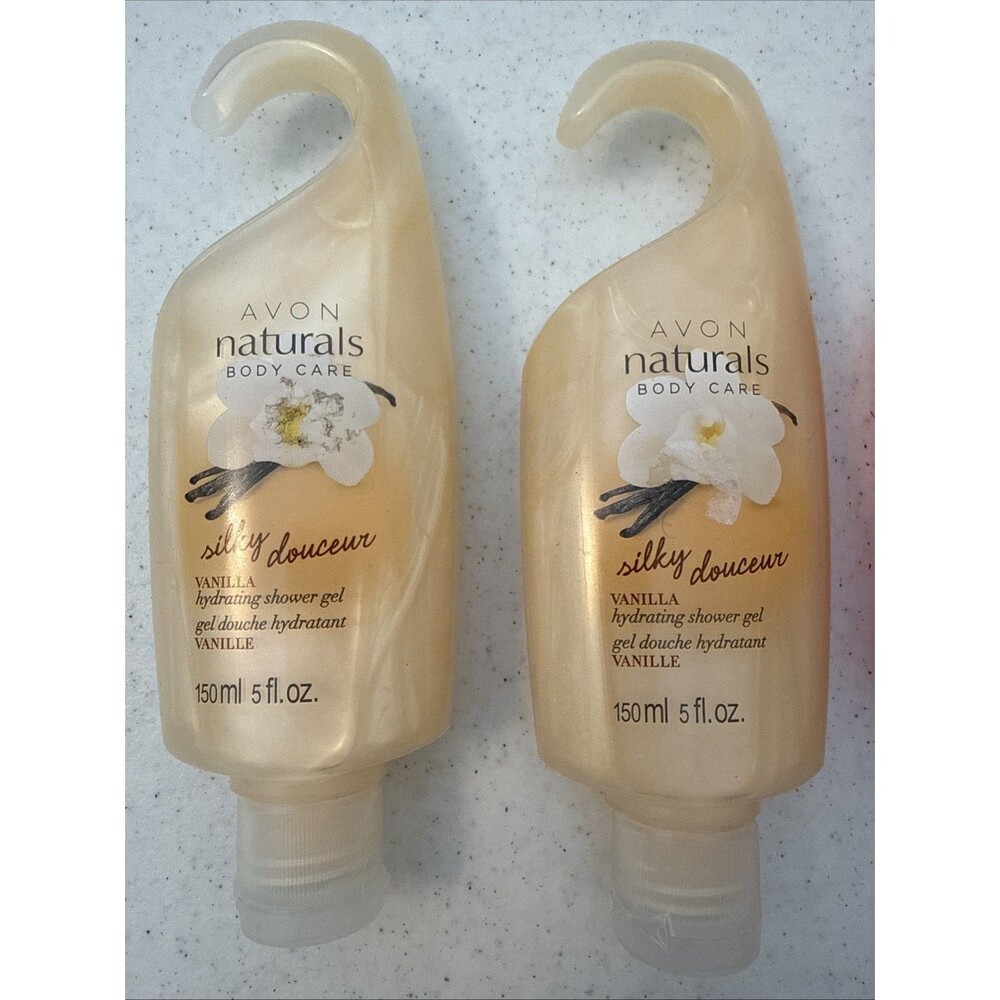 Lot Of 7 Vtg Sealed Avon Naturals Body Shower Gel Assorted Scents - Picture 2 of 7